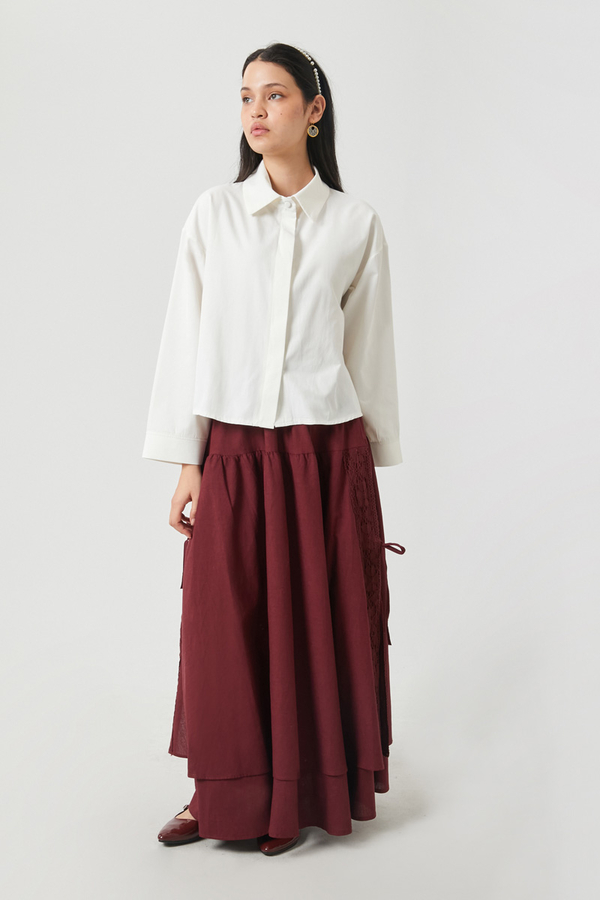 Oversized Short Shirt White - 2