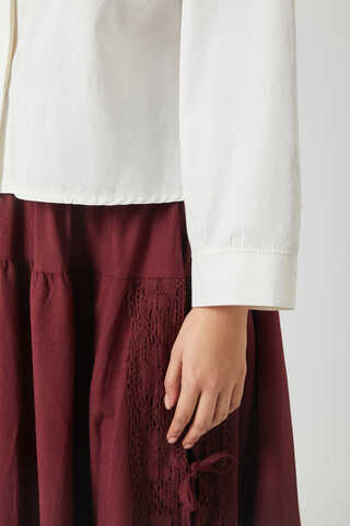 Oversized Short Shirt White - 12