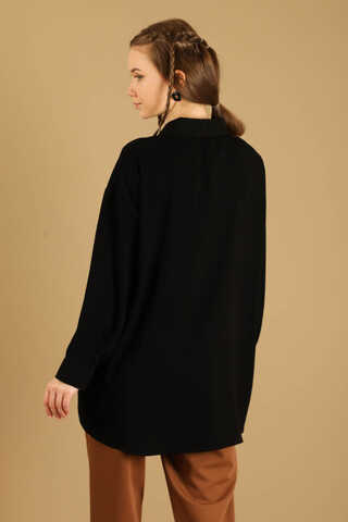 Oversizee Shirt Black - 5