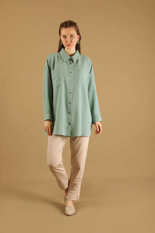 Oversizee Shirt Mint - 1