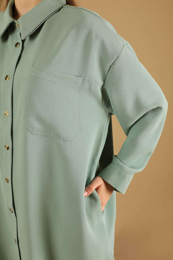 Oversizee Shirt Mint - 3
