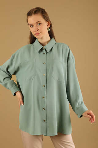 Oversizee Shirt Mint - 4