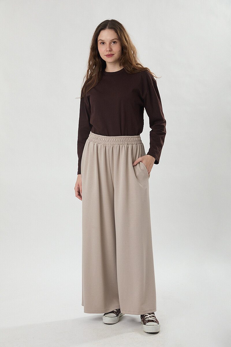 Oysho Geniş Pantolon Taş