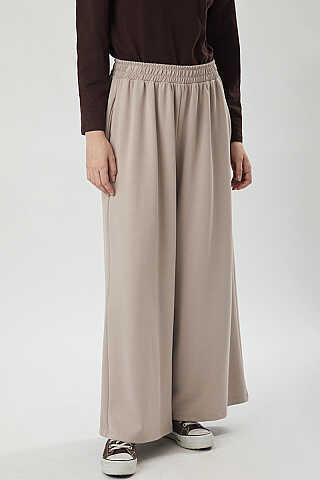 Oysho Geniş Pantolon Taş - 5