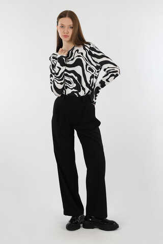 Palazzo Trousers Black - 1