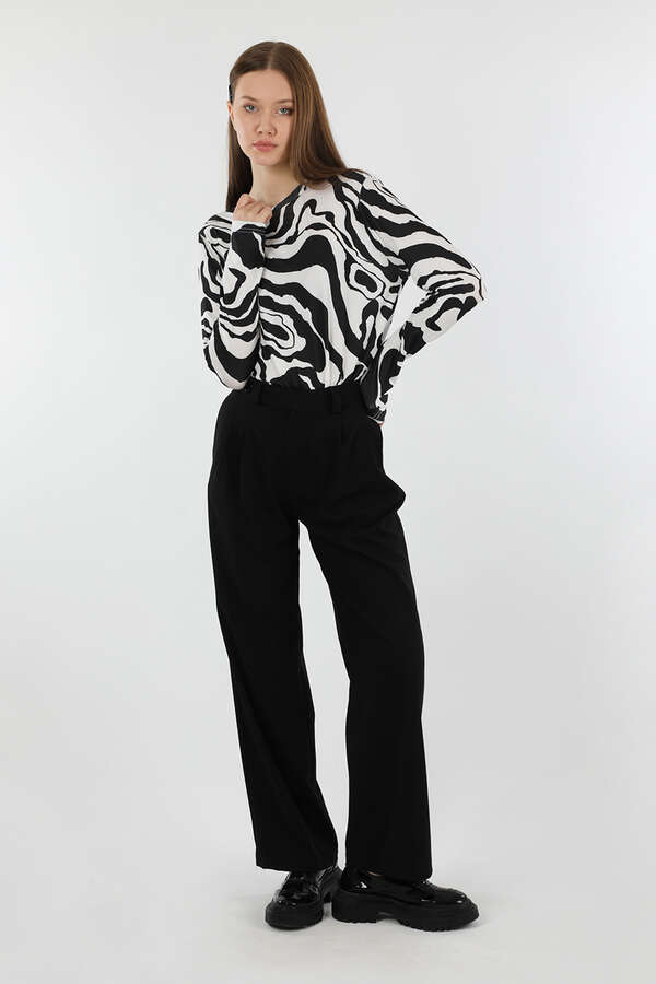 Palazzo Trousers Black - 1