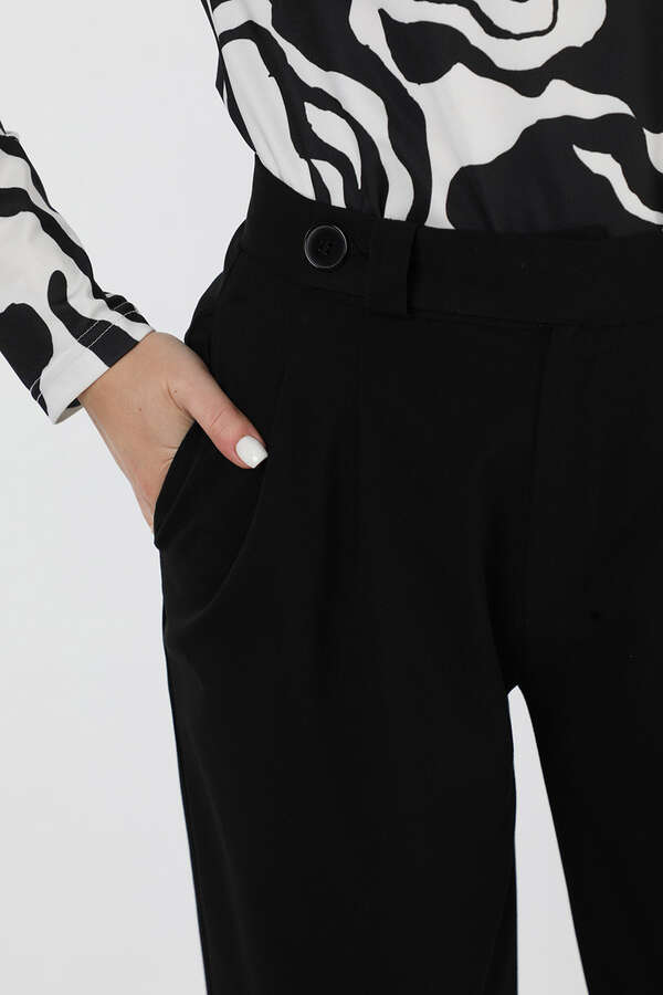 Palazzo Trousers Black - 2