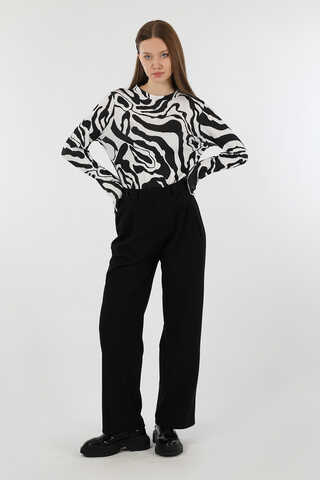 Palazzo Trousers Black - 3