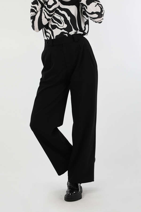 Palazzo Trousers Black - 4