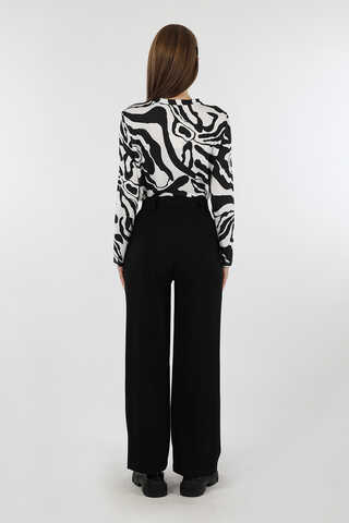 Palazzo Trousers Black - 6