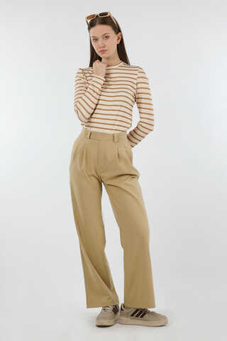 Palazzo Trousers Camel - 1