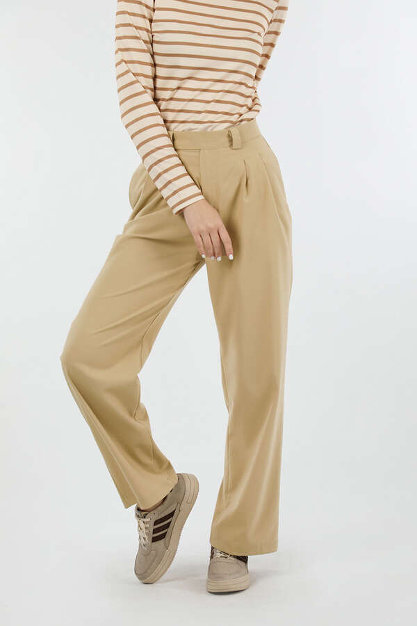 Palazzo Trousers Camel - 2