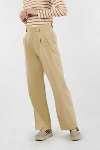 Palazzo Trousers Camel - 5