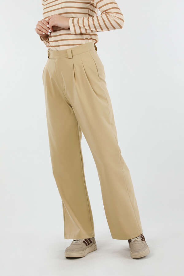 Palazzo Trousers Camel - 5