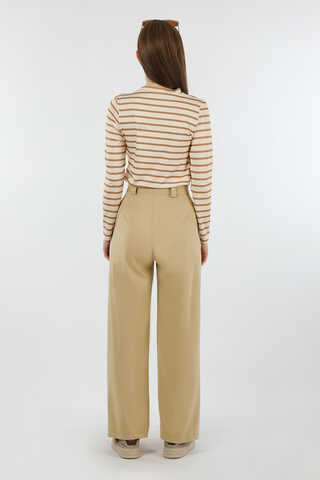 Palazzo Trousers Camel - 6
