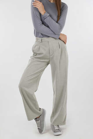 Palazzo Trousers Gray - 2