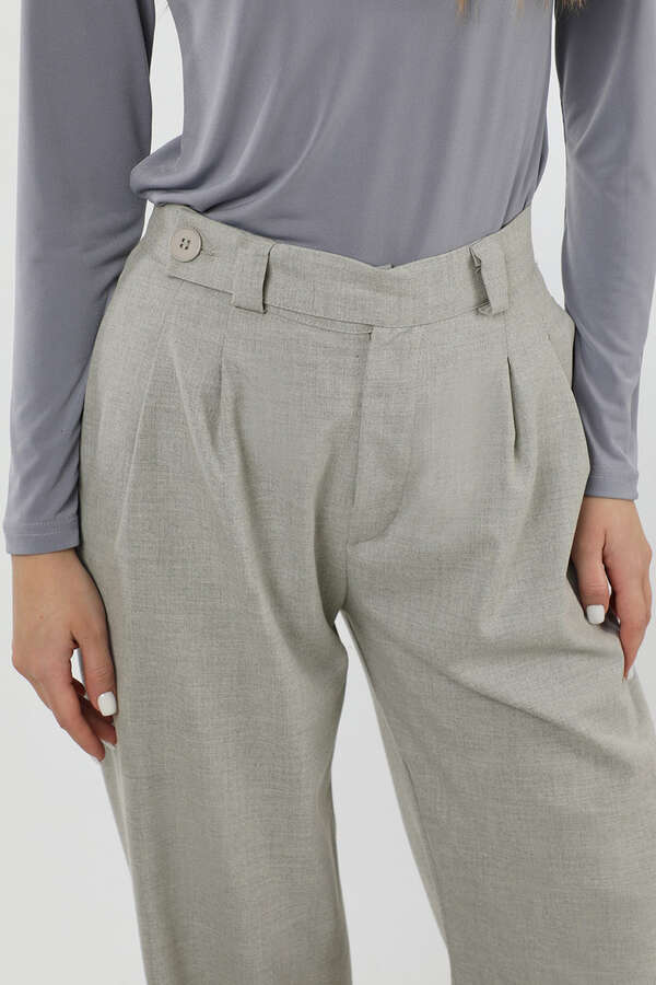 Palazzo Trousers Gray - 4