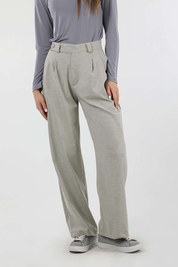 Palazzo Trousers Gray - 5