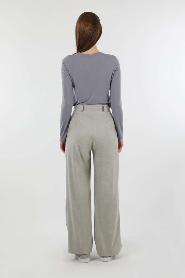 Palazzo Trousers Gray - 6