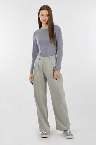 Palazzo Trousers Gray - 1