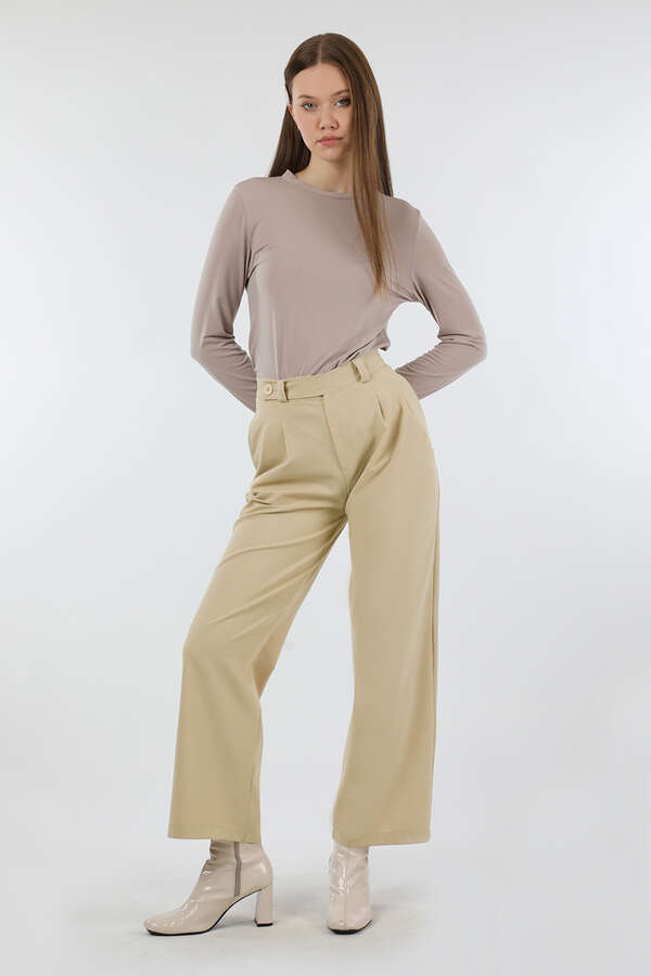 Palazzo Trousers Stone 