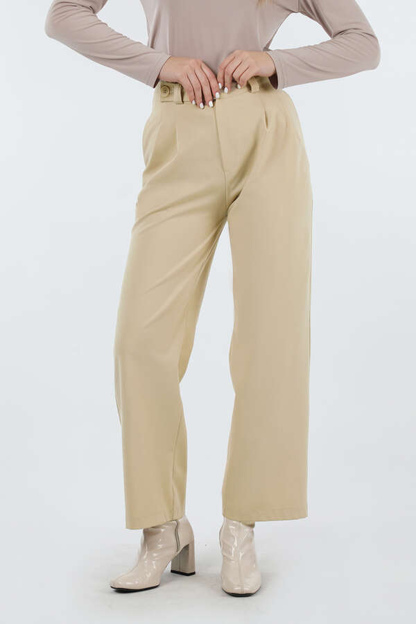 Palazzo Trousers Stone - 2
