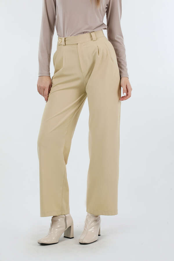 Palazzo Trousers Stone - 4