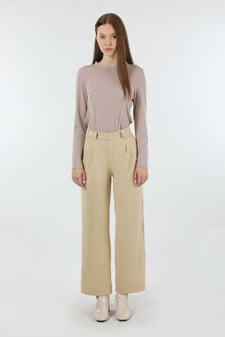 Palazzo Trousers Stone - 3
