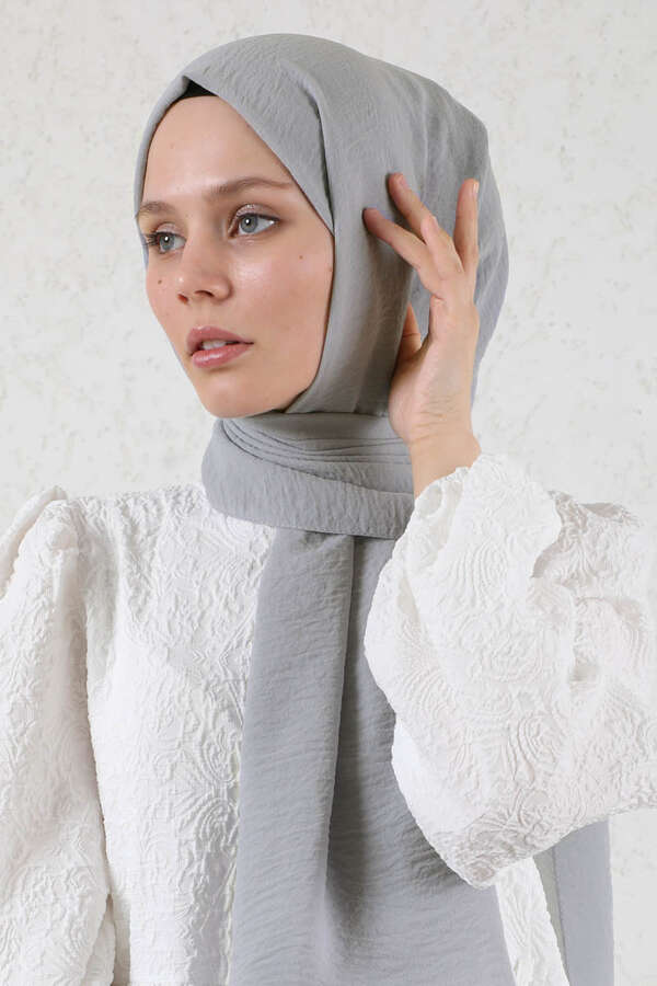 Pamuk Şal Gri - 1