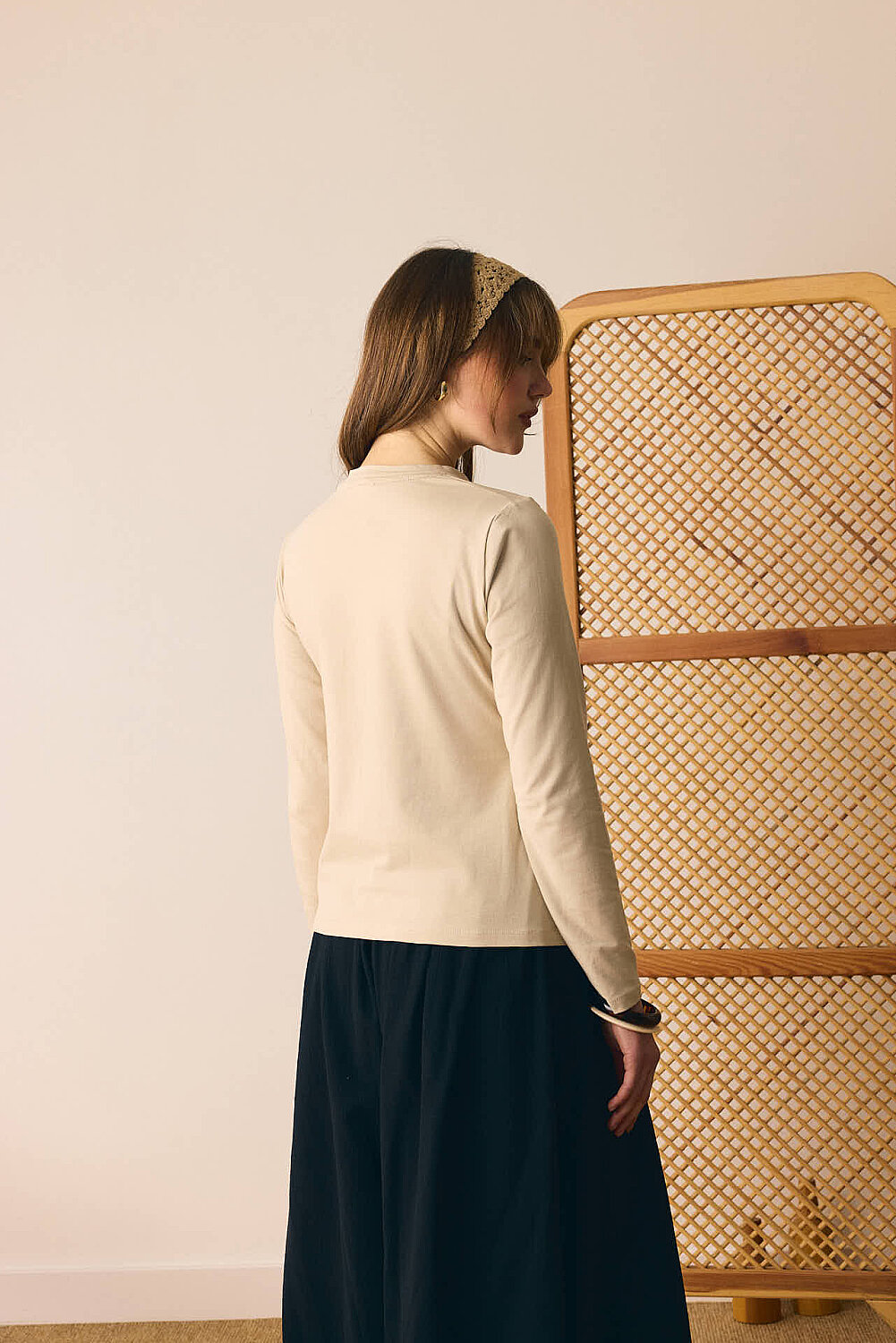 Pamuklu Uzun Kollu Body Taş - 3