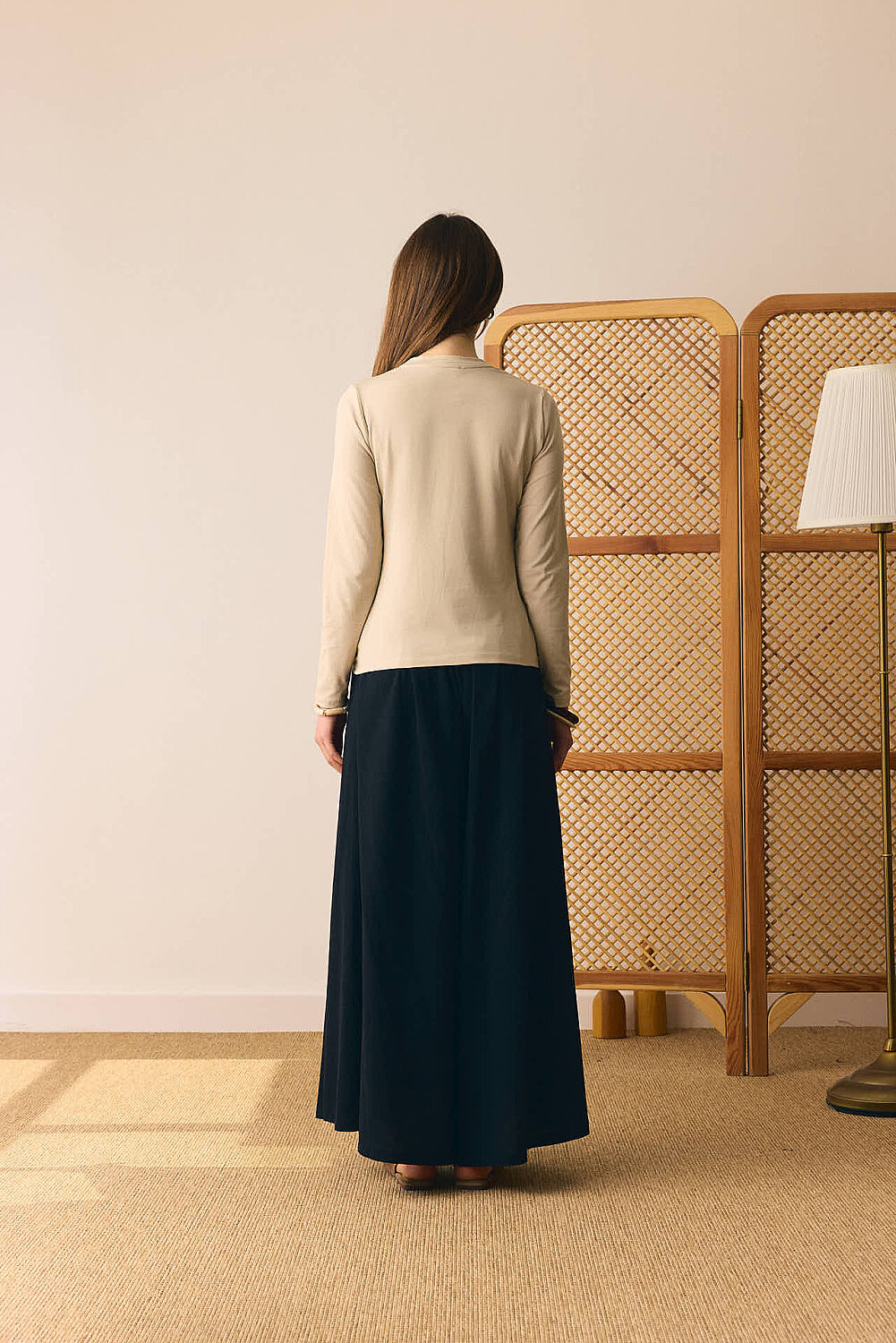 Pamuklu Uzun Kollu Body Taş - 6