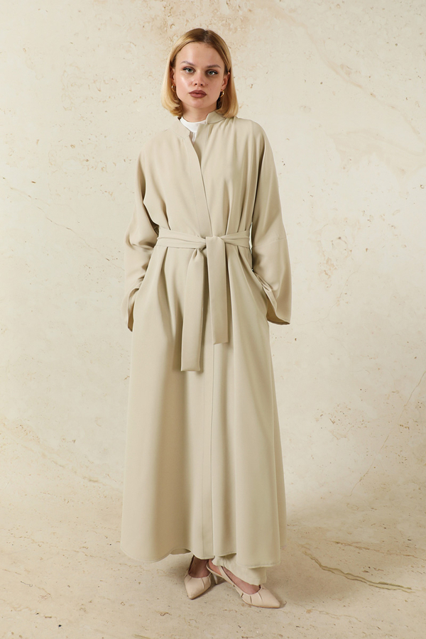 Pantolonlu Abaya Takım Taş - 5