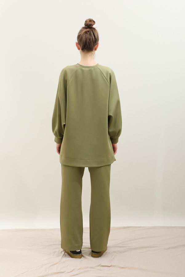 Pantolonlu Sweat Takım Haki - 12