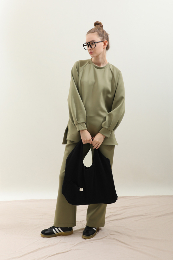 Pantolonlu Sweat Takım Haki - 4