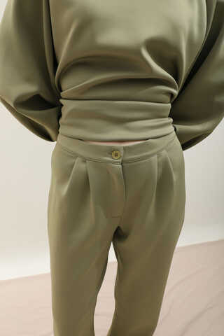 Pantolonlu Sweat Takım Haki - 11