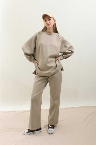 Pantolonlu Sweat Takım Taş - 4