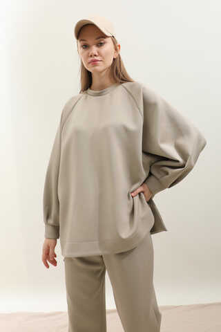 Pantolonlu Sweat Takım Taş - 5