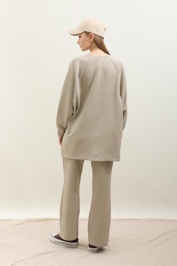 Pantolonlu Sweat Takım Taş - 10