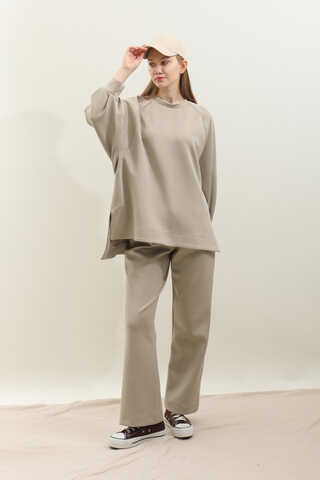 Pantolonlu Sweat Takım Taş - 2