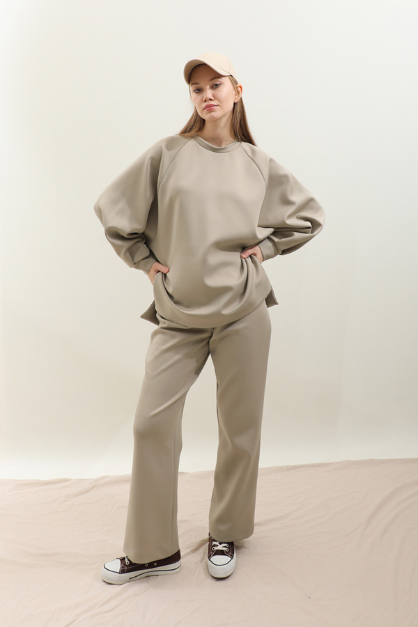 Pantolonlu Sweat Takım Taş - 4