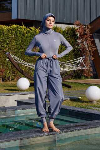 Paraşüt Deniz Pantolonu Gri - 4