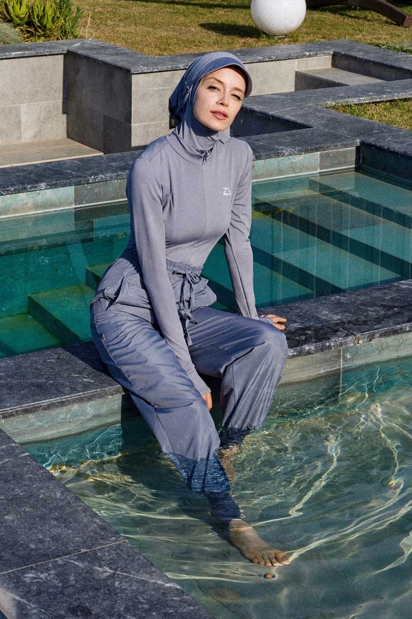 Paraşüt Deniz Pantolonu Gri 