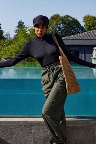 Paraşüt Deniz Pantolonu Haki - 3