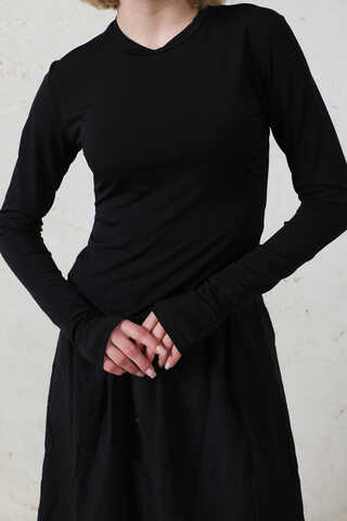 Parmaklı Düz Body Siyah - 5