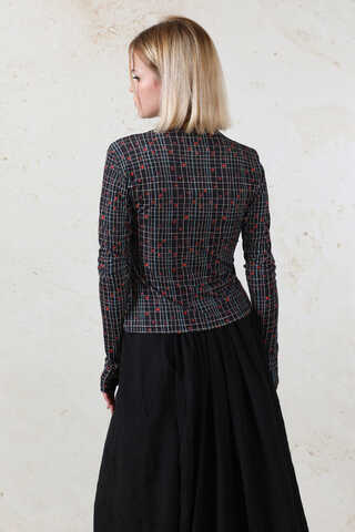 Parmaklı Kalp Body Siyah - 5