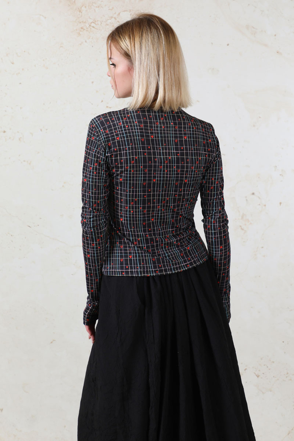 Parmaklı Kalp Body Siyah - 5