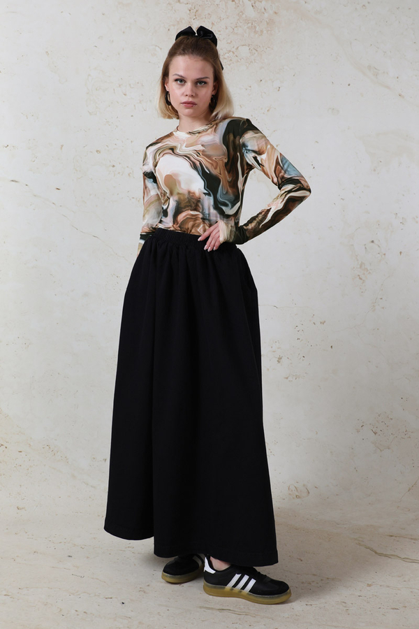 Parmaklı Soyut  Body Bej (1)