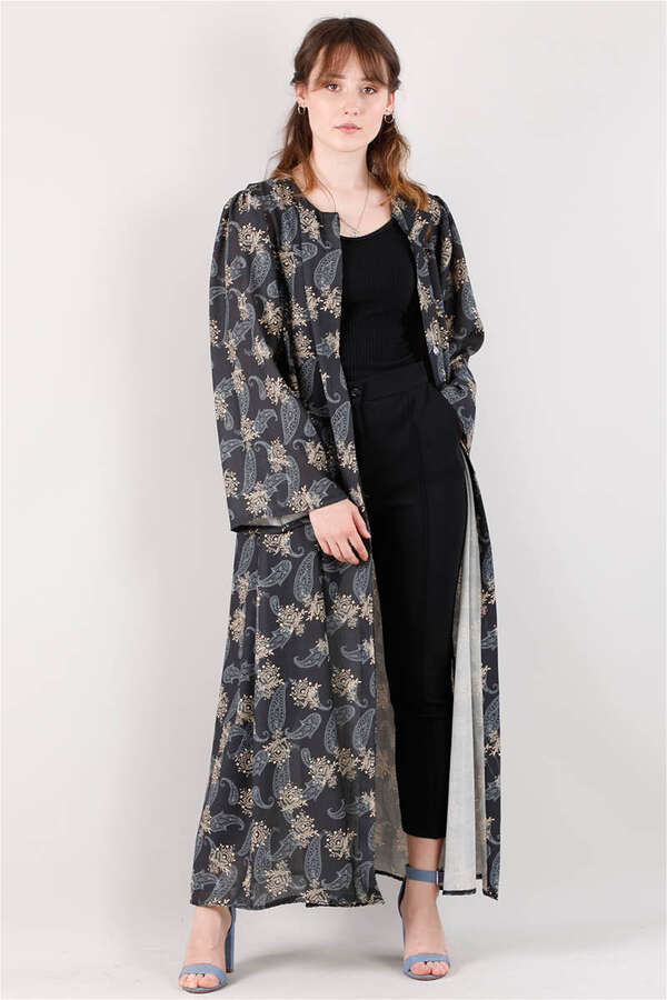 Patterned Cap Black - 2