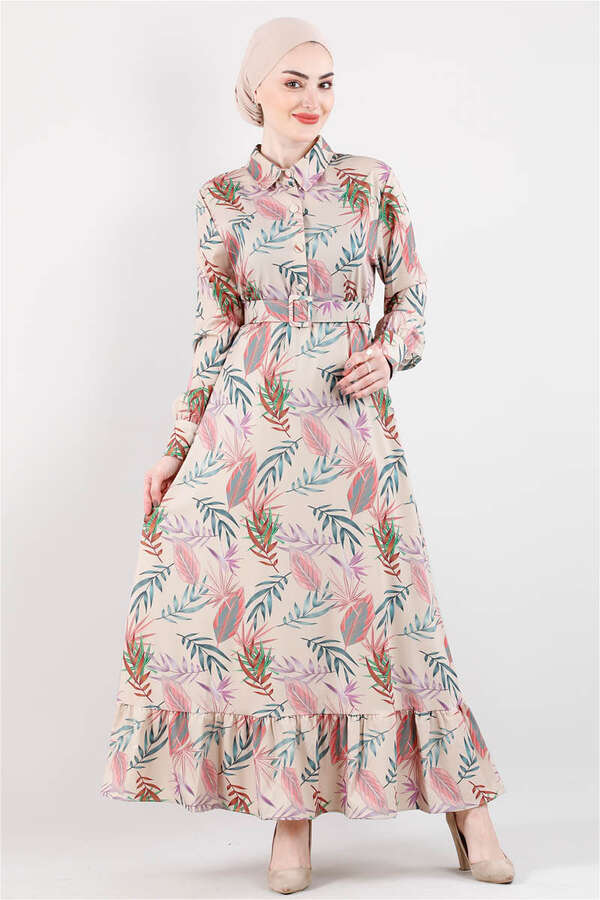 Patterned Dress Mink - 1
