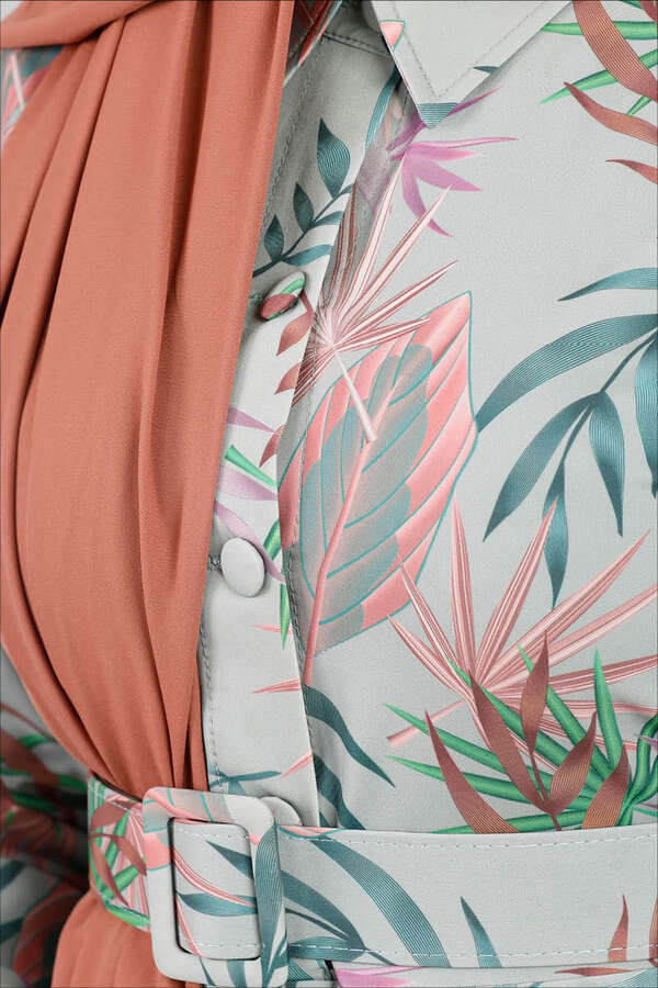 Patterned Dress Mint - 4